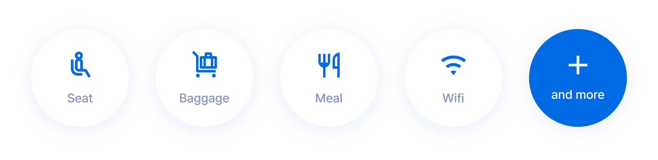 A graphic displaying various ancillaries